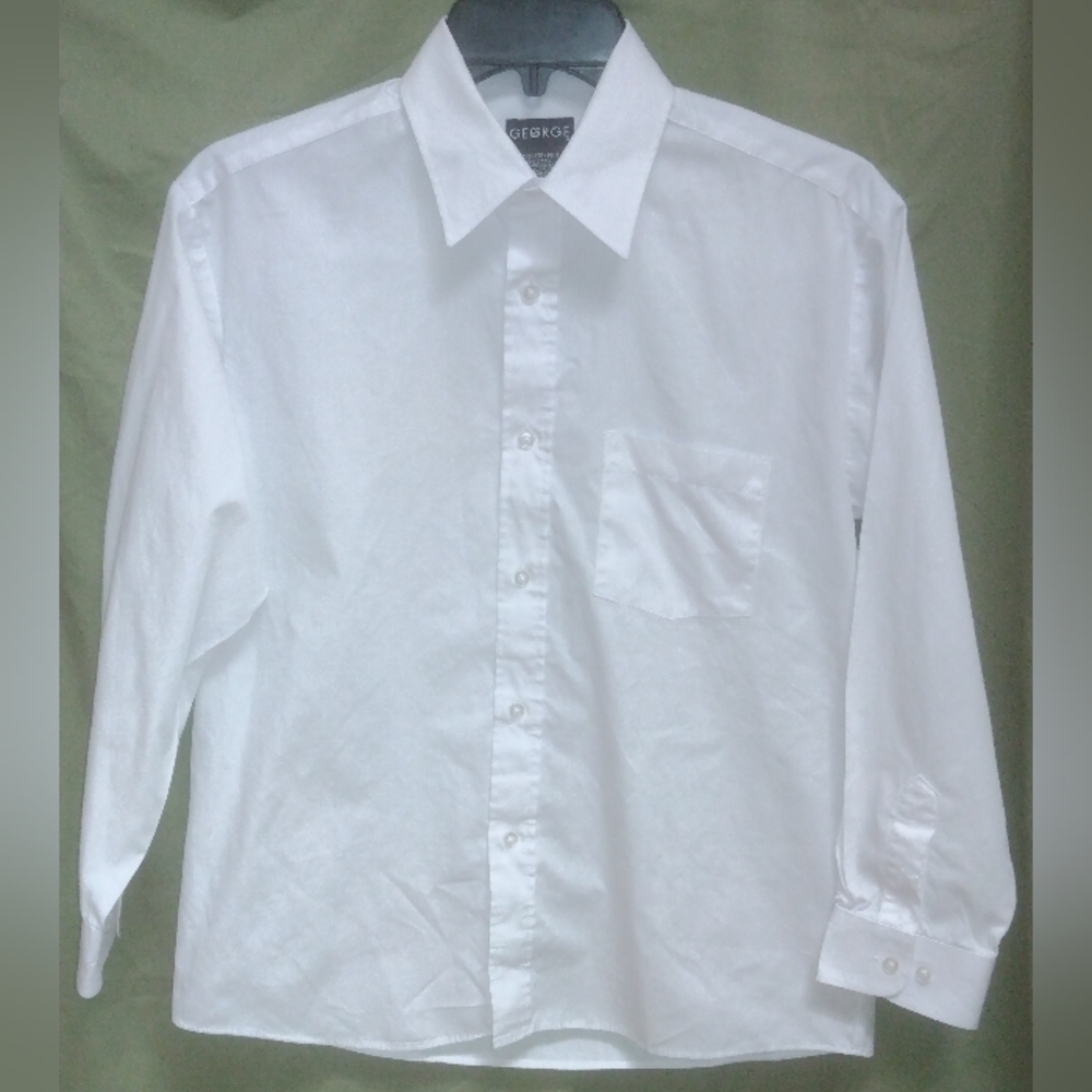 Long sleeved Button Down Shirt Boys Size 12/14